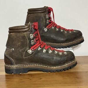 Vintage LOWA All-Leather Norwegian Welt Mountain Hiking Boots Men's US 11.5 N